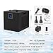 YAKUST 132 Gallon Aquarium Chiller,LED Display Fish Tank Chiller, 1/2 HP Active Aqua Chiller for Axolotl, Water Chiller with Pump, Nozzles and Hoops Ideal for Coral Reef Shrimp