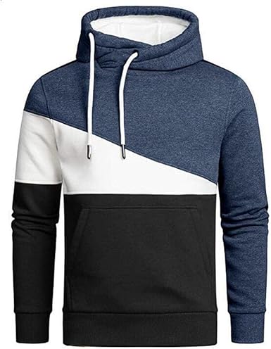 Sudadera con capucha para hombre, ropa masculina con costuras de tres  colores, para exteriores, nueva marca|Sudaderas con capucha y sudaderas| -  AliExpress