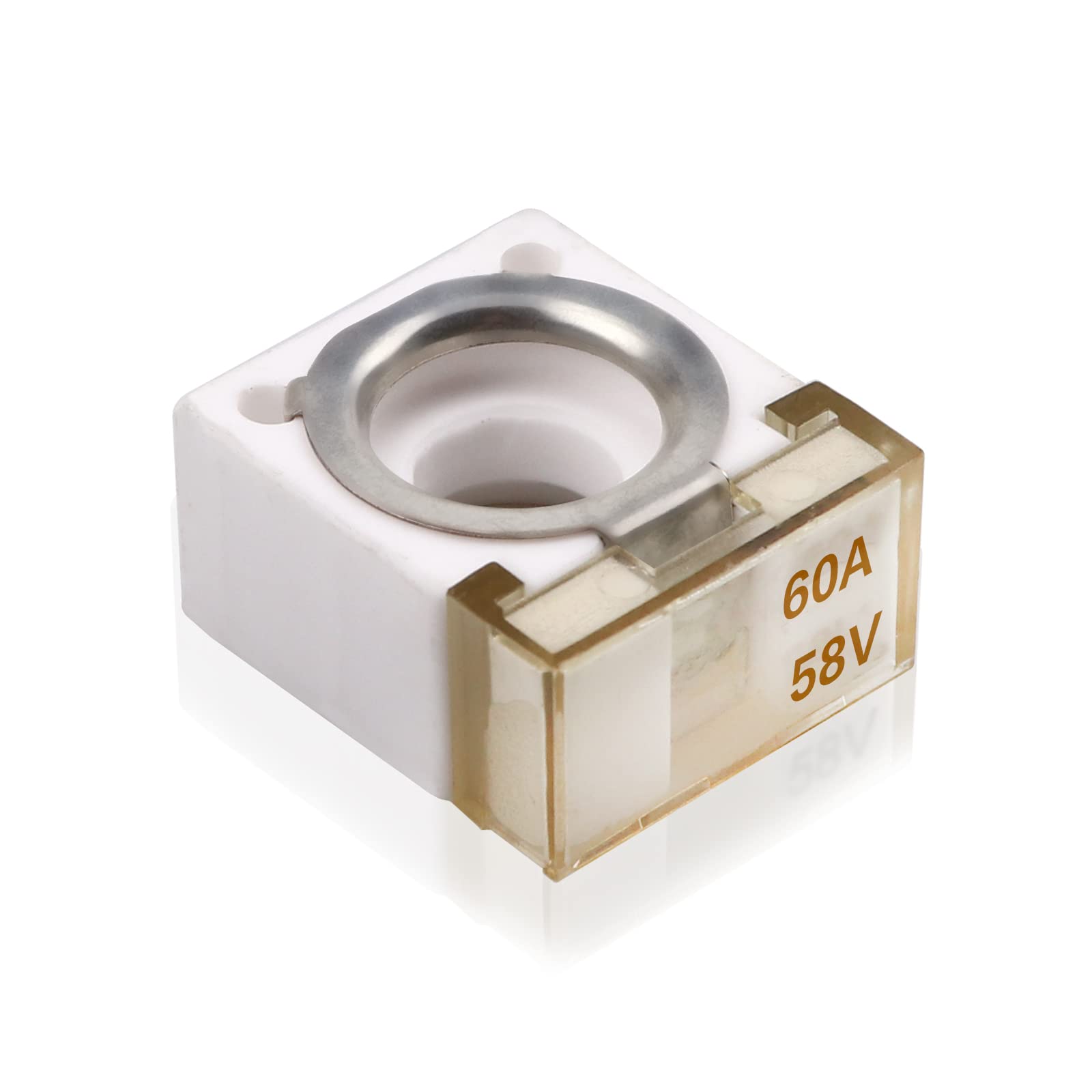 VOZINMOST 1 Pcs 58V HABF Rated Battery Fuse 60A Terminal HABF Fuse 60A for Protection of Automobiles RVs Cranes Ships Charging Piles
