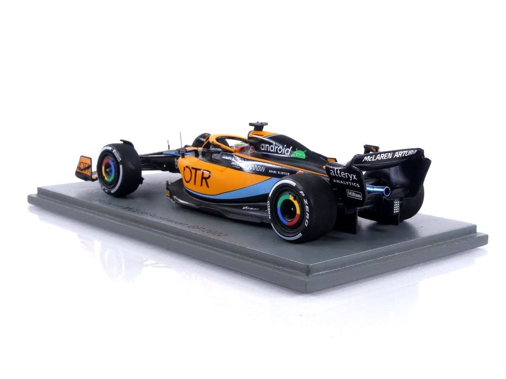 Spark- Collezione in Miniatura Auto, Colore Arancione/Blu, S8528