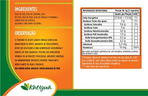 Multi Ômegas 60 Cápsulas de 1000mg, Katiguá