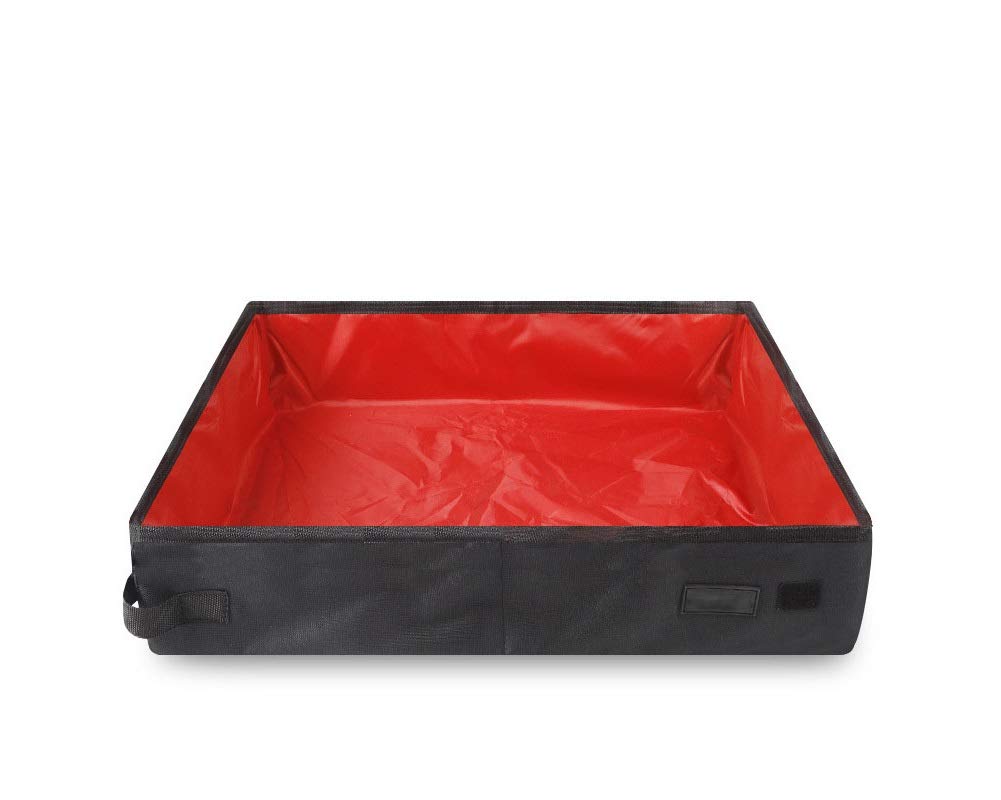 Petlex Foldable Cat Litter Box, Portable Travel Litter Box for Cats, Light Weight Waterproof Travel Litter Pan