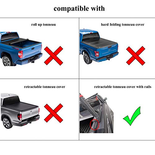 ANTS PART Adjustable-Height Duty Pickup Truck Bed Rack (Including Side Rails)