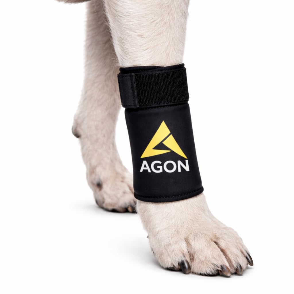 Attelle pour patte avant de chien AGON - Protège-plaie et soutien pour entorse canine