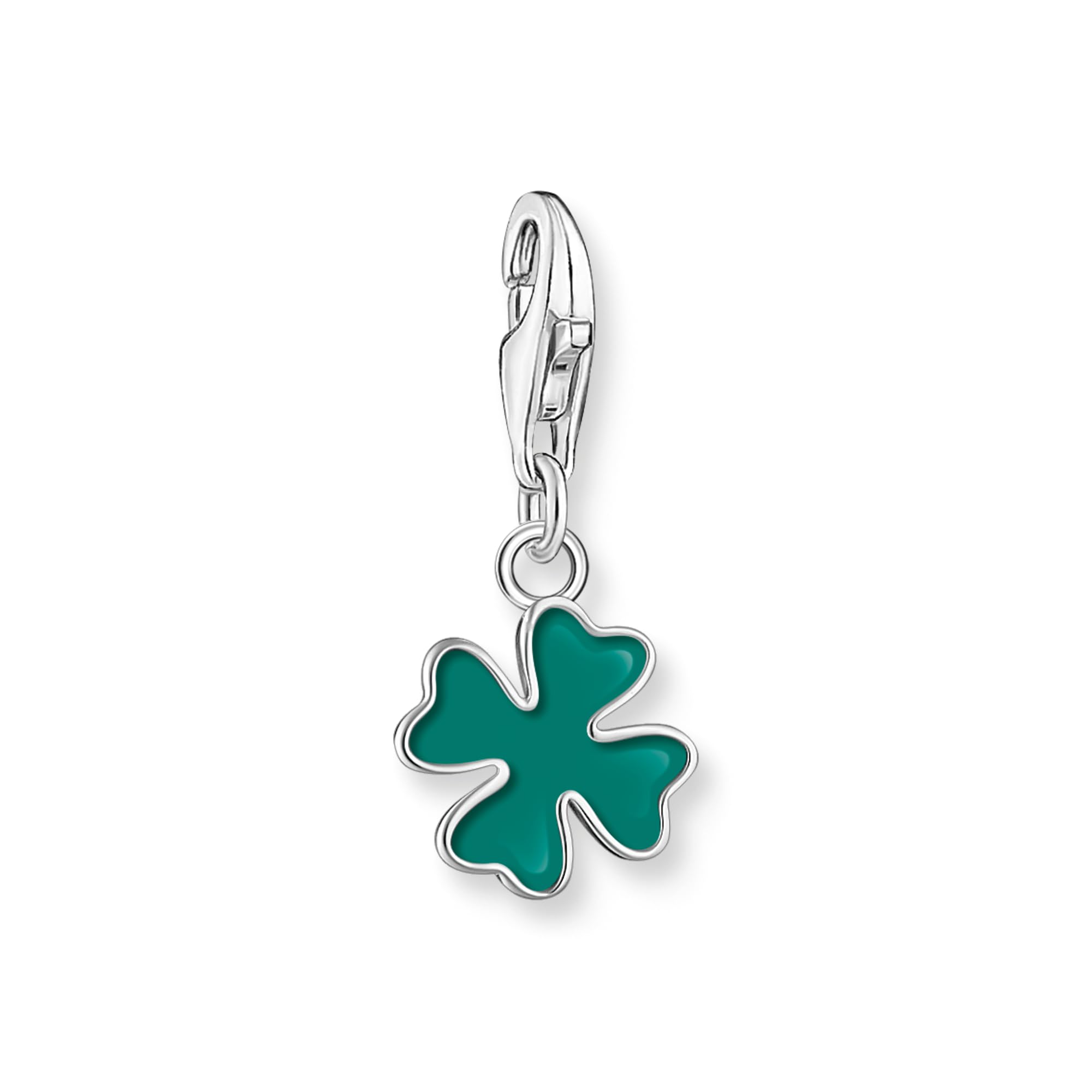 Thomas Sabo Charm Club Charm pendant cloverleaf silver Recycled 925 silver, Women, 2017-007-34