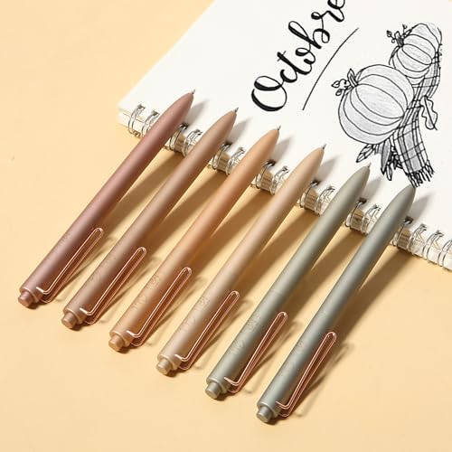 Bolígrafos de gel retráctiles Mr. Pen, pack de 6, tinta negra miniatura 7