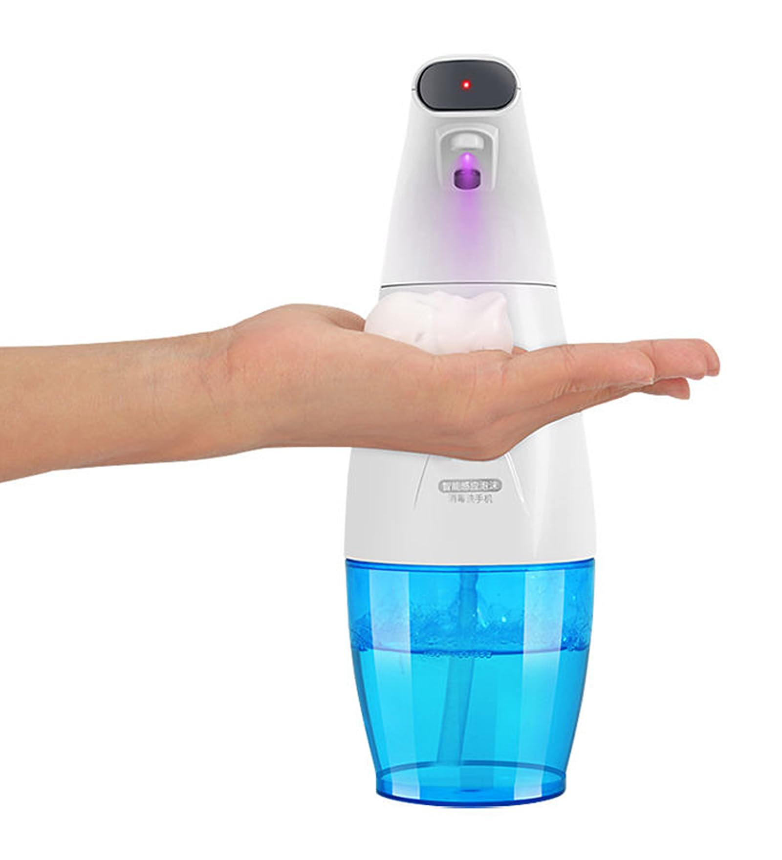 Automatic Foam Soap Dispenser with Infrared Sensor, White | Touchless Operation, UV Sterilisation, Foaming Pump, Transparent Reservoir, Hands-Free Dispense-image-44