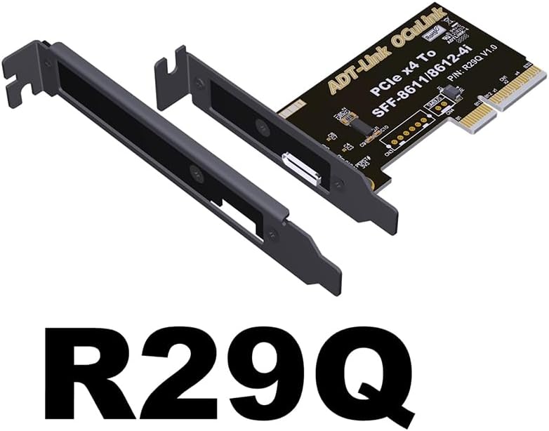 JMT ADT-K993G PCIE 5.0 X4 to OCuLink SFF-8611 外部ドックアダプター NUC STX I