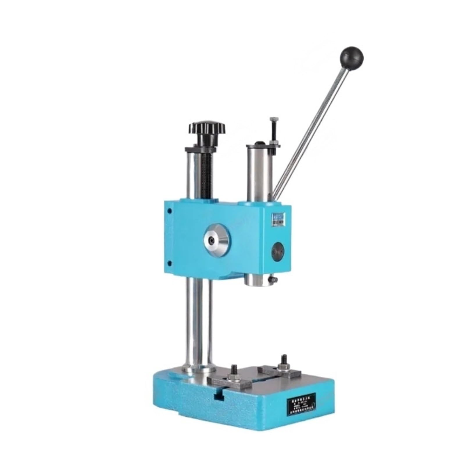 Yubaoli One Color Manual Spring Presser Machine - Hand-Wrench Small Punch Press J03-0.2A, J03-0.2Ah, J03-0.3A For Electronics And Small Hardware(J03-0.2A)