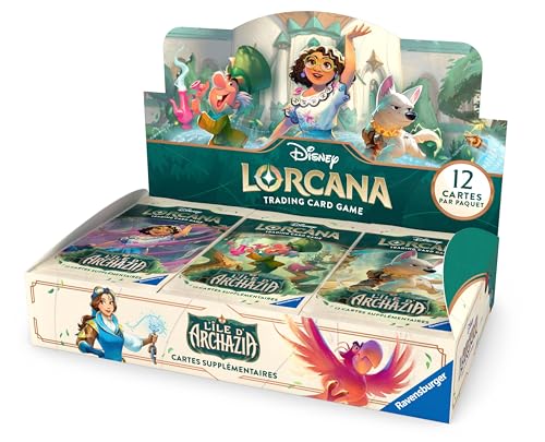 Ravensburger - Box mit 24 Boosterpacks Lorcana: Die Insel Archazia –...