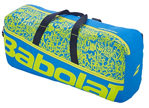 Babolat Borsa Duffle M Classic Ble Adulto Unisex, 325-Blue/Yellow Lime, 72 x 33 x 17 cm