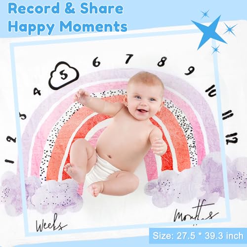 Image of iAOVUEBY Baby Gift Set for Newborn, New Baby Boy Gift Basket, Newborn Essentials Hat Onesie Bear Toys Keepsake Blanket Infant Diaper Changing Pad Bibs, Baby Shower Gifts for Boys
