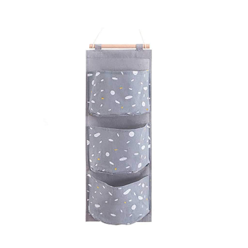 Organisateur suspendu bébé pliable 3 poches pour rangement maison