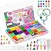 Produktbild Lanvixo 2700+ Loom Bänder Set Kinder, 30 Farben Loombänder Friendship Bracelet Kit mit Loom Bänder Verschlüsse Beads in 40 Boxen, Gummibänder für Armbänder für Mädchen & Jungen