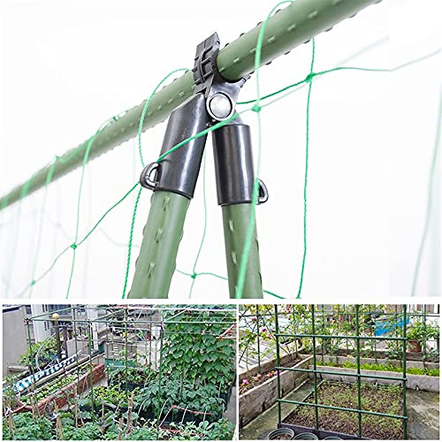 5 unids/set tipo A abrazadera de enchufe fijo conector de taca de planta soporte de invernadero soporte de poste horquilla 8/11/16mm Pilar de jardín de plástico - AliExprs