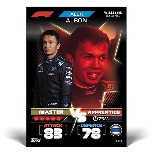 Topps - Turbo Attax Formel 1 2022 - Sammlerdose (rot) - Offizielle F1 Sammelkarten - 38 Karten ...