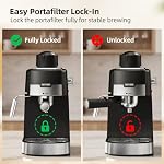 3.5Bar Espreeso Machine 4-Cup Compact Coffee Maker 800W Black - Image 7