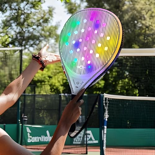 Raquette de tennis débutant en carbone avec balles et poignée EVA - 3