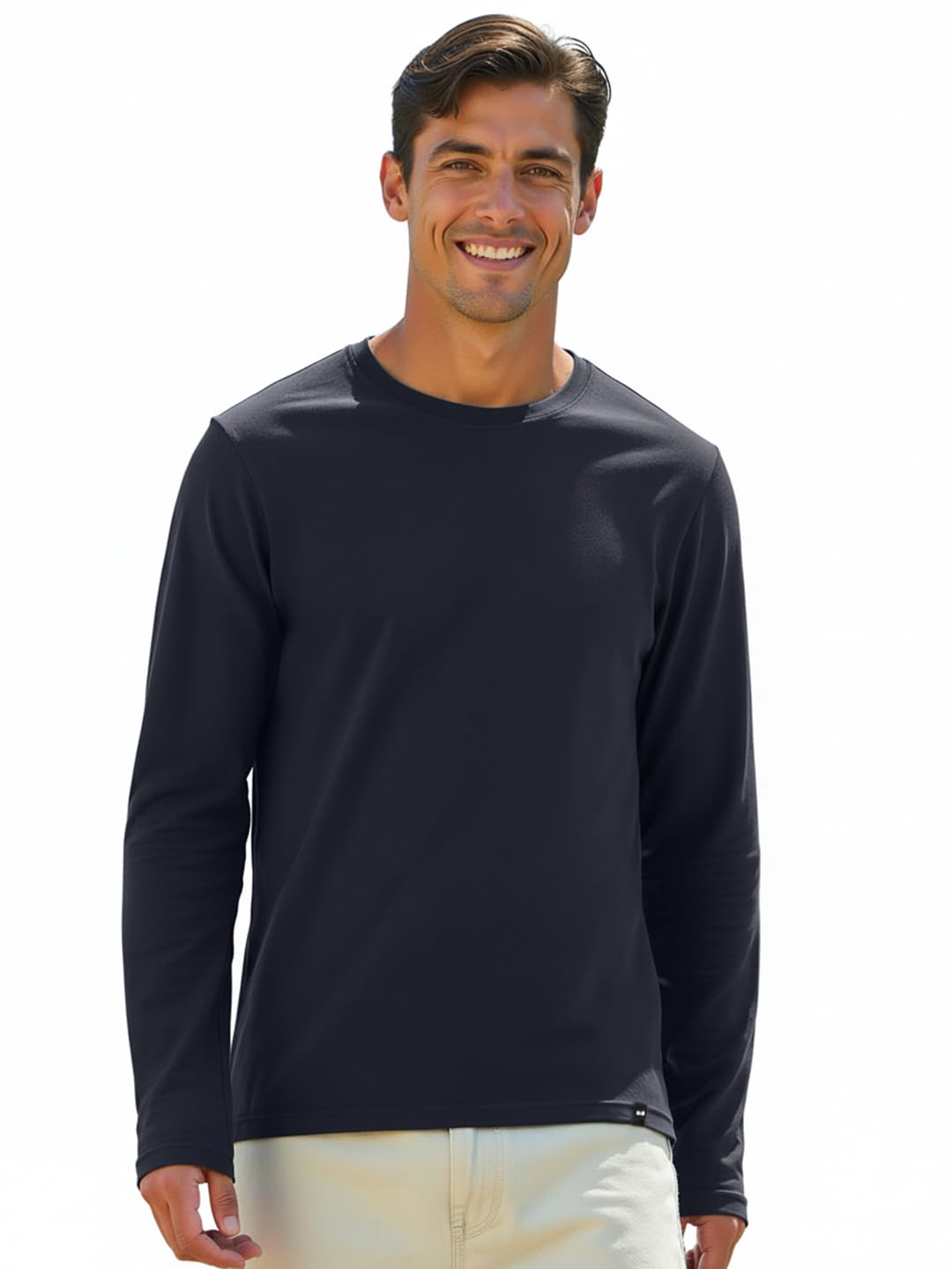 Bewakoof Men's 100% Cotton Solid Regular Fit Round Neck T-Shirt-picture-33
