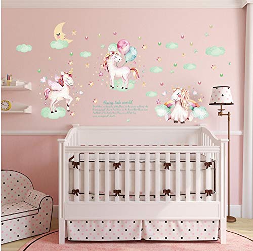 Enlegend Creative New Unicorn Wall Sticker (G)