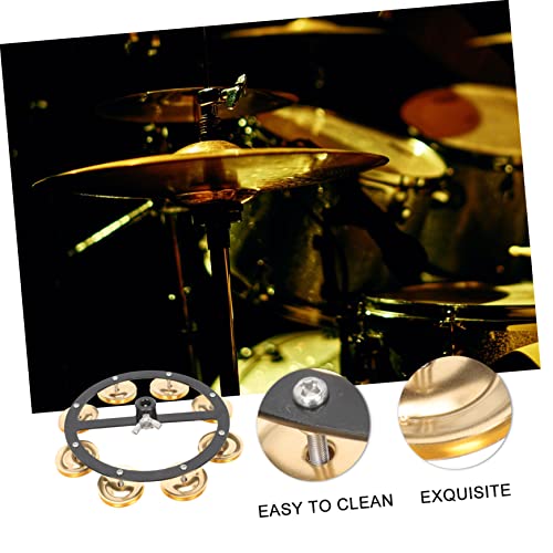 Vaguelly Kit De Bateria 5Pcs Passo No Sino Símbolo De Bateria Acessório De Prato De Bateria Acessóri