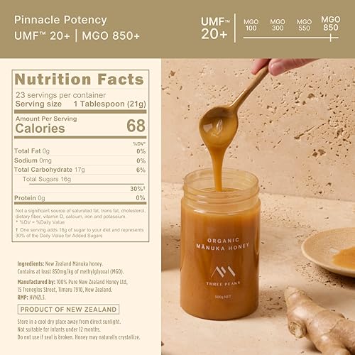 Manuka Honey Organic UMF 20+ 17.6 oz miniatura 2