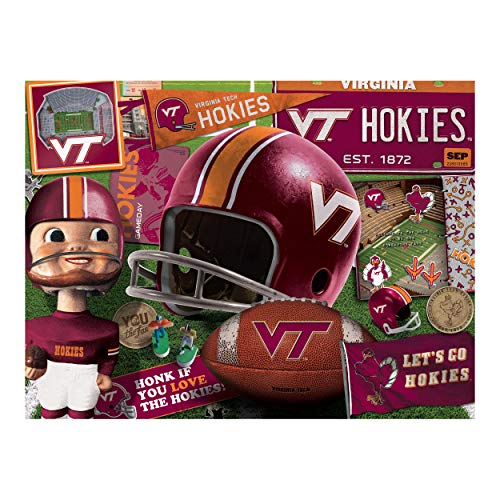 Image of YouTheFan NCAA Virginia Tech Hokies Retro Series Puzzle - 500 Pieces