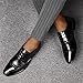 Hoefirm Zapatos Hombre Vestir Zapatos Oxford Charol Zapatos de Cordones Formales Derby para Hombre Zapatos Negro 46 EU Imagen de Hoefirm Zapatos Hombre Vestir Zapatos Oxford Charol Zapatos de Cordones Formales Derby para Hombre Zapatos Negro 46 EU