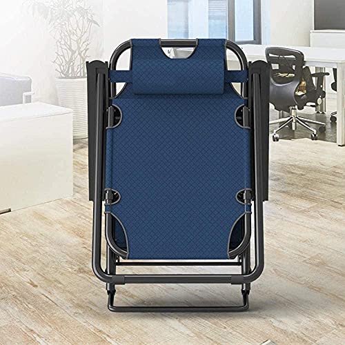 Grandes chaises pliantes de patio avec matelas en coton