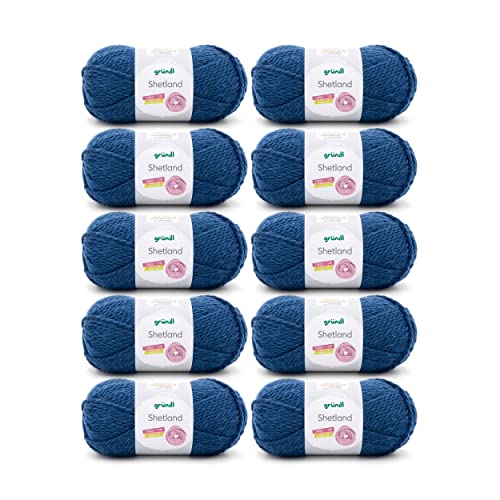 Lana de invierno suave color azul Gründl para tejer ropa de abrigo cómoda en casa 2