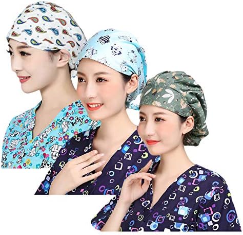 Nothar Women's and Men's Scrub Cap Scrub Hat One Size Multiple Color