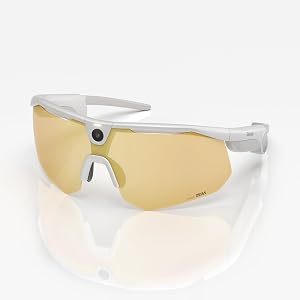Ranger AI Smart Glasses with Camera Sports Goggles with16MP 120 FOV EIS stabilization Camera 1080P Video Recording UV