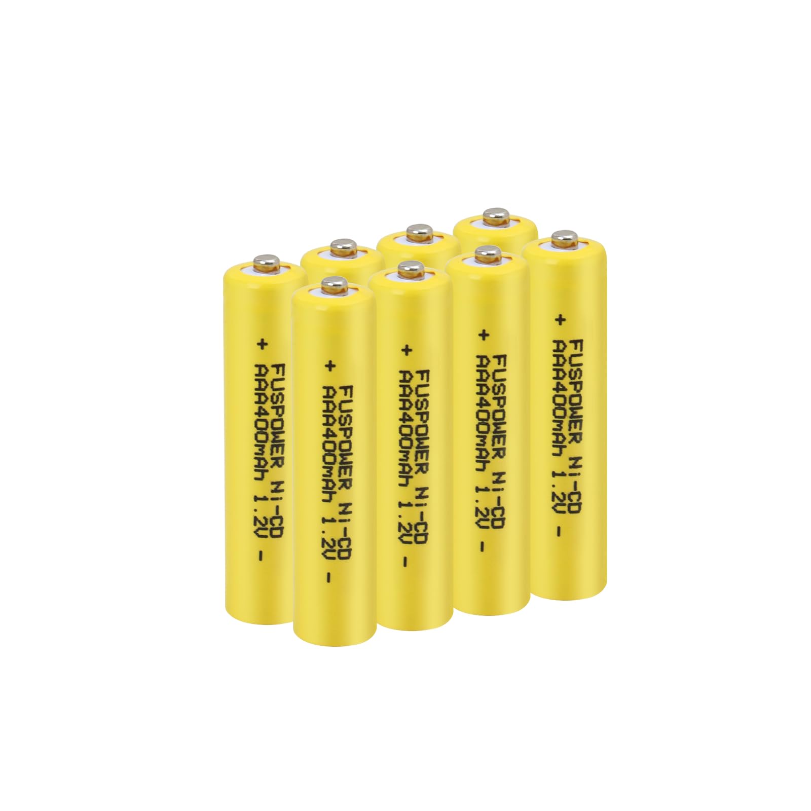 AAA Battery NiCd 1.2V Rechargeable Batteries for Garden Landscaping Solar Lights (8 Count (Pack of 1))