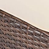Vanage Montreal Gartenmöbel-Set XXXL, schöne Polyrattan Lounge Möbel - 3