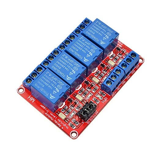 REES52® 24V 4 Channel Relay Module Low Level Trigger Relay Output 4 way Relay Module for_Arduino(RED PCB) (B08MFFJV6J) Amazon Price History, Amazon Price Tracker