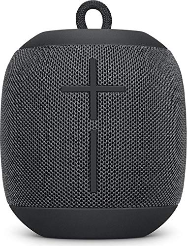 Logitech Ultimate Ears WONDERBOOM Space Black Super Portable Waterproof Bluetooth Speaker - 984-001435 (Renewed)