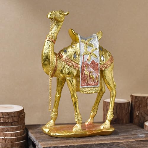 Statue d'animal du désert dorée idée cadeau crémaillère - 7
