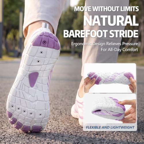 Image of ELETON Barefoot Shoes Women Men Hiking Water Shoes Wide Toe Box Zero Drop