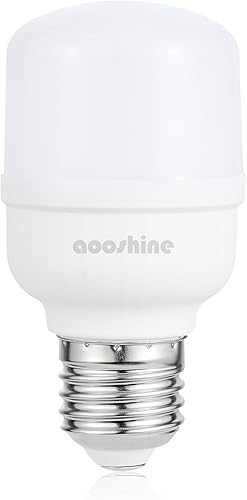 Miniatura 8 de aooshine Q50 Bombilla LED regulable  Bombilla LED blanca cálida de 3000 K, base E26 estándar, 1 paquete, 650 lúmenes, 120 voltios y 6 vatios