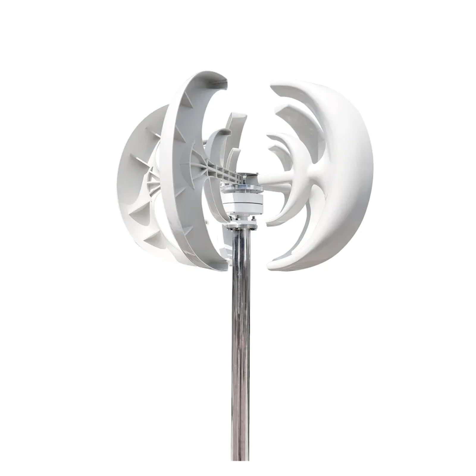 Gqnblvhzupdm Bianco Vertical Wind Turbine 3000W Vertical Wind Turbine 12V 24V 48V Small Windmill Free Energy Household Farm Low Speed Starting Turbines(,Onecolor)