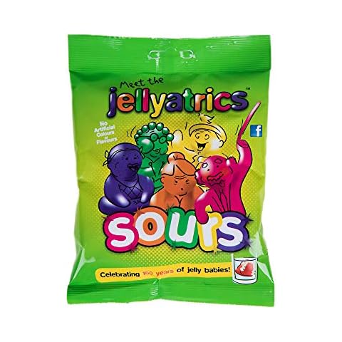 Jellyatrics Sours Jelly Babies Novelty Retirement 50th 60th 70th Birthday Fun Gift (Jellyatrics Sours Jelly Baby Sweets, 1) Cover