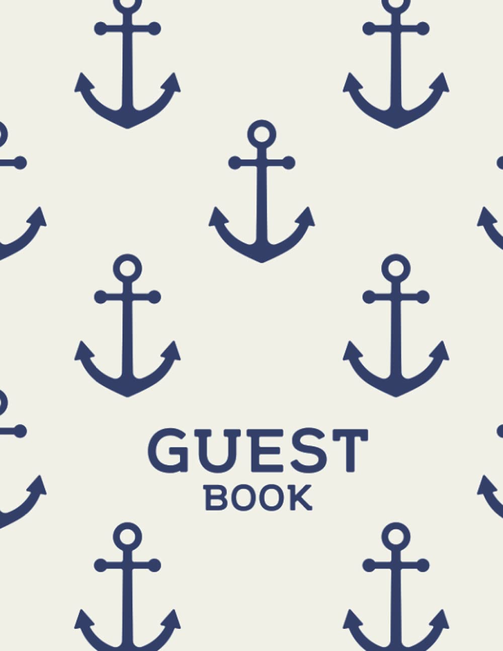 Guest Book: Large Personalised Guest Information & Visitor Comments Book For Holiday Home, Seaside & Beach Huts