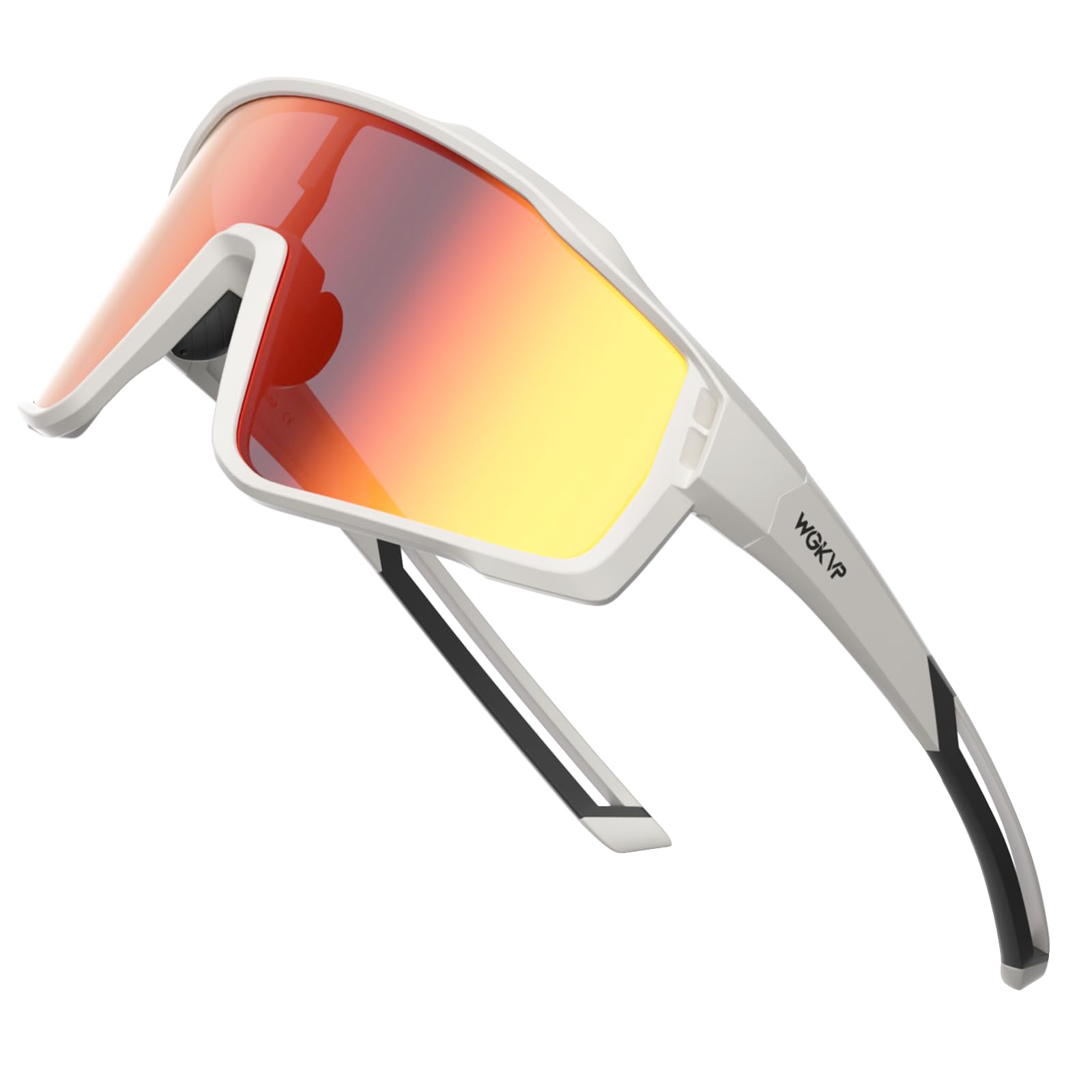 Occhiali da sole sportivi polarizzati per uomo e donna, protezione UV400, occhiali da corsa e ciclismo