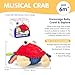 hahaland Baby Toys 6+ 12-18 Months - Crawling Musical Dancing Walking Moving Bouncing Learning Crab Tummy Time Toy Sensory Toddler Toys for 1-3 Year Old Valentine Birthday Easter Basket Stuffers