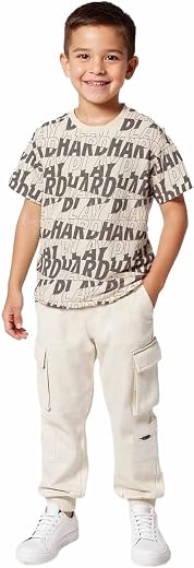 Max Boy Cotton Regular Fit Half Sleeves Round Neck Printed T-Shirt
