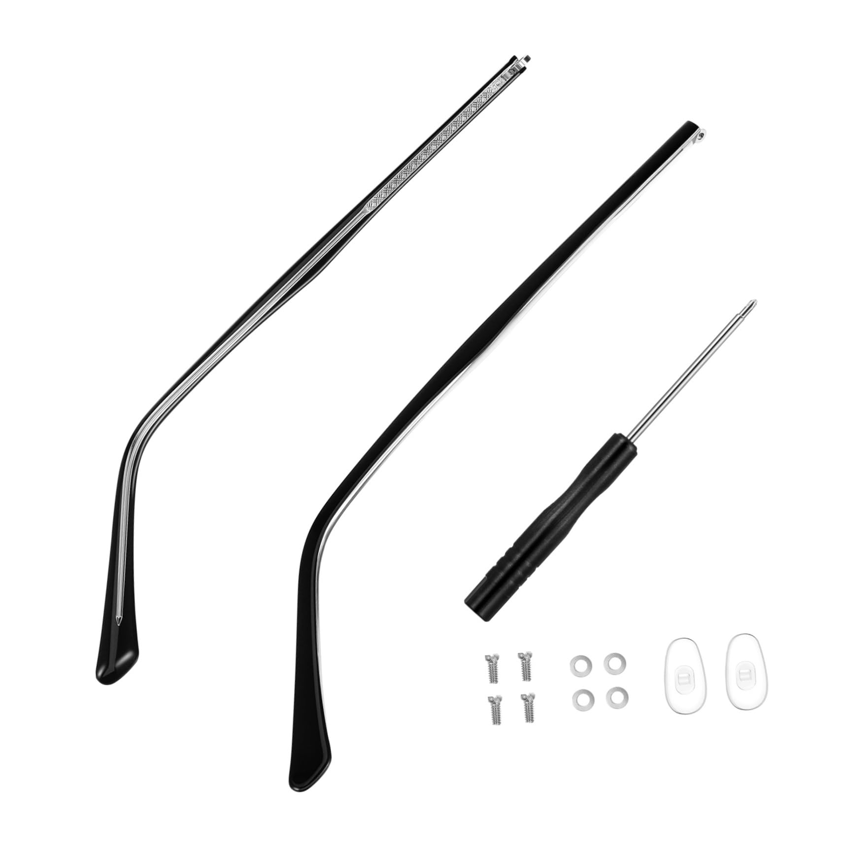 Braccia Di Ricambio Per Occhiali In Metallo - Aste Universali Antiscivolo - Set 1 Paio - Foto 13