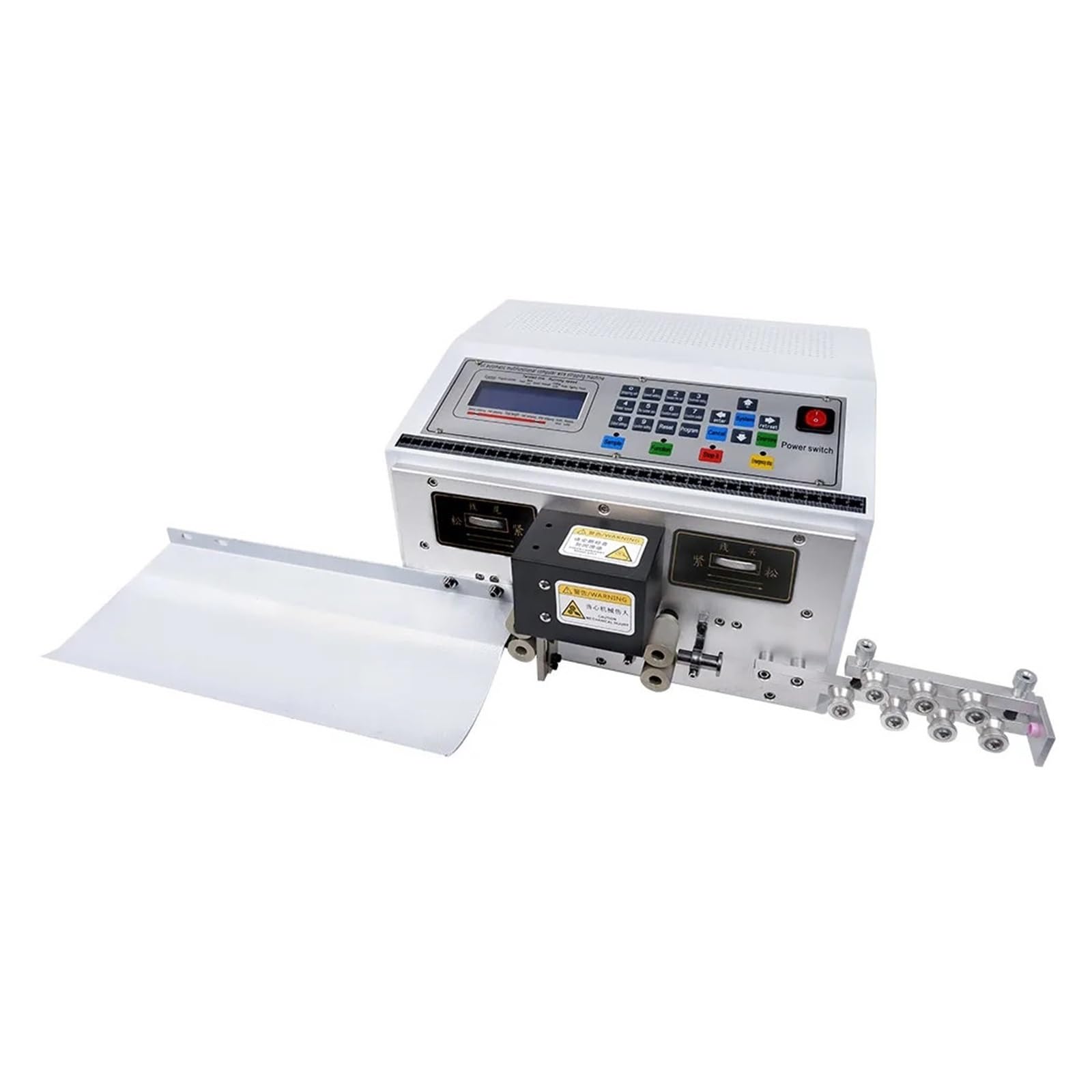 Computer Wire Cutting Stripping Peeling Machine AWG 0.1-6mmAutomatic Cutter Stripper 1-9999 Mm Length Rápido y preciso
