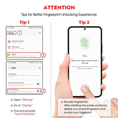 Image of JETech Screen Protector Guard for Samsung Galaxy S21 FE, 2+2 Pack | with Camera Lens Protector, HD Clear Tempered Glass, Anti-Scratch Protection, Easy Installation Tool