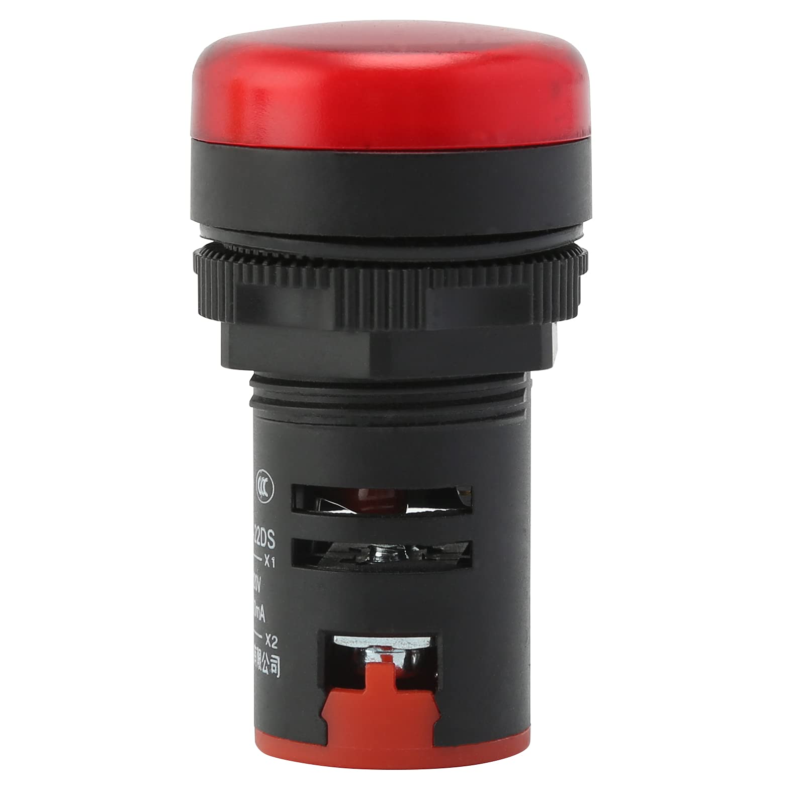 Luce LED Pilota CABLEPELADO 12V - Verde Per Quadri Elettrici - Cavo 50cm - Diametro 8mm - Foto 2