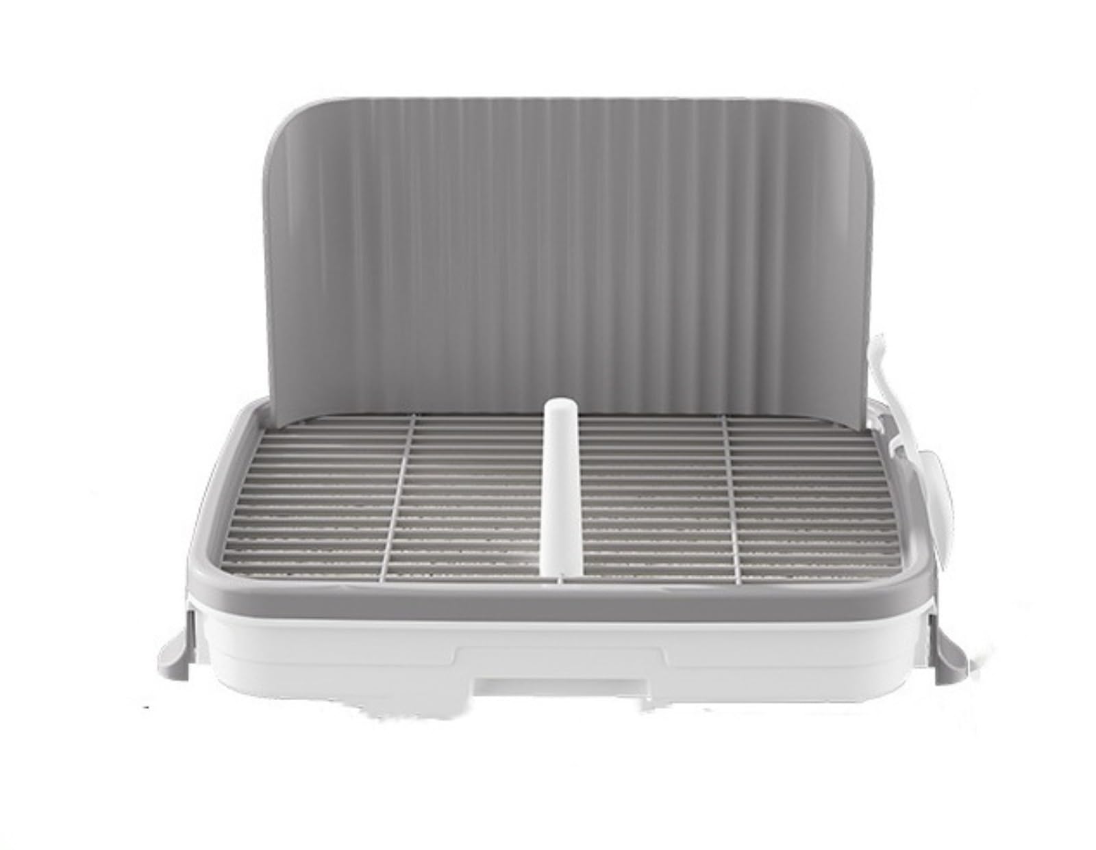Bac à litière pour Chien avec Protection Anti-éclaboussures - XXL - avec Grille Amovible et bac Blanc - Nettoyage Rapide et Anti-Fuite